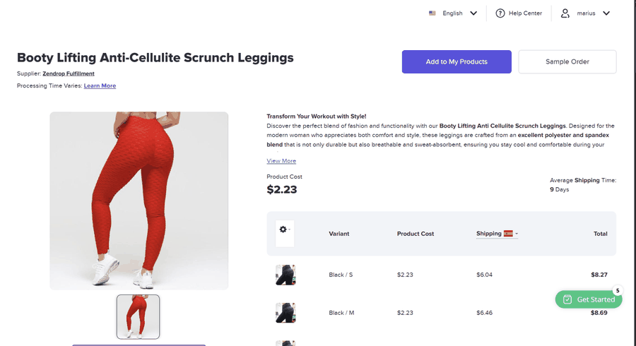 Seamless Skinny Leggings