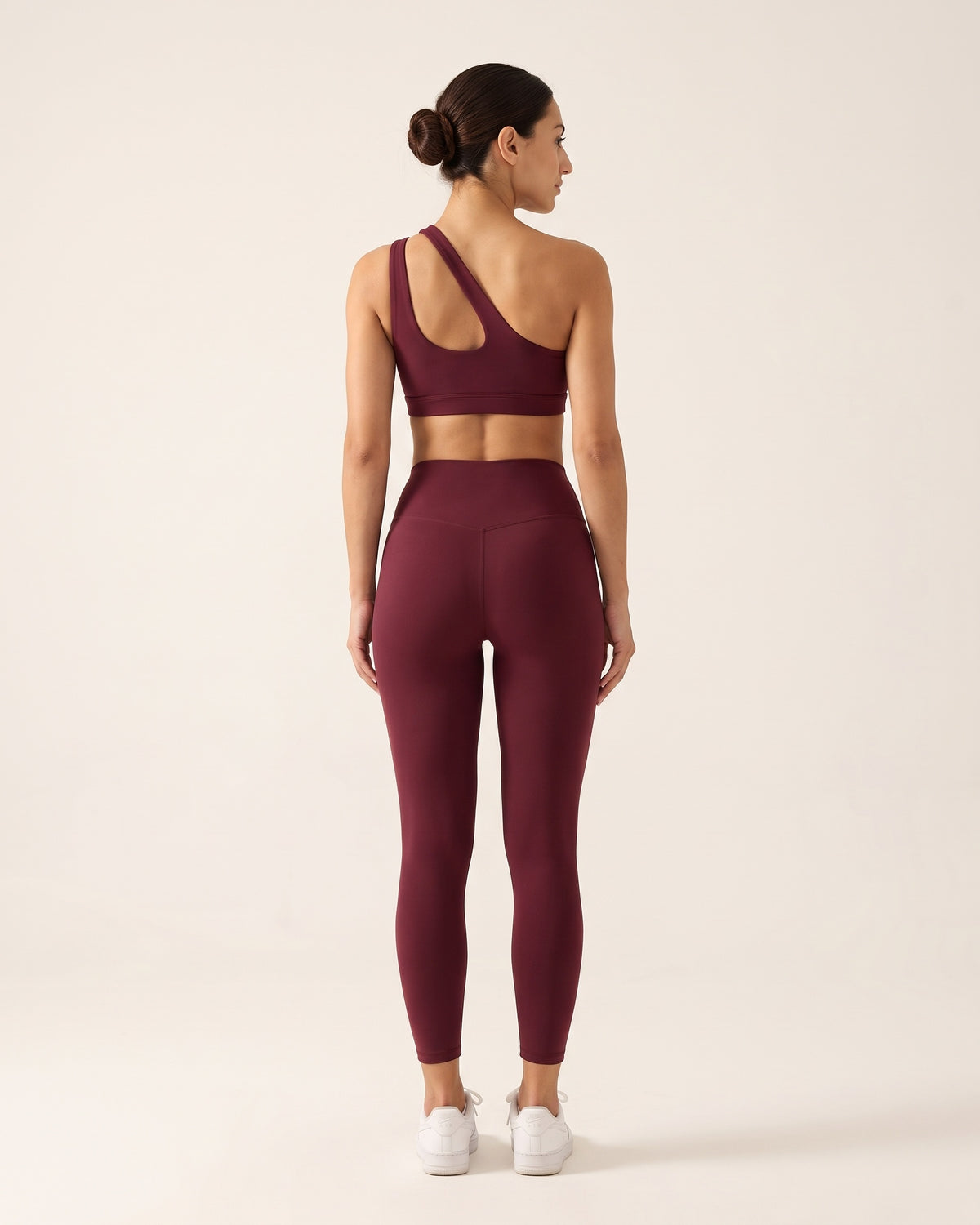 Backless Yoga Set - Red - Back