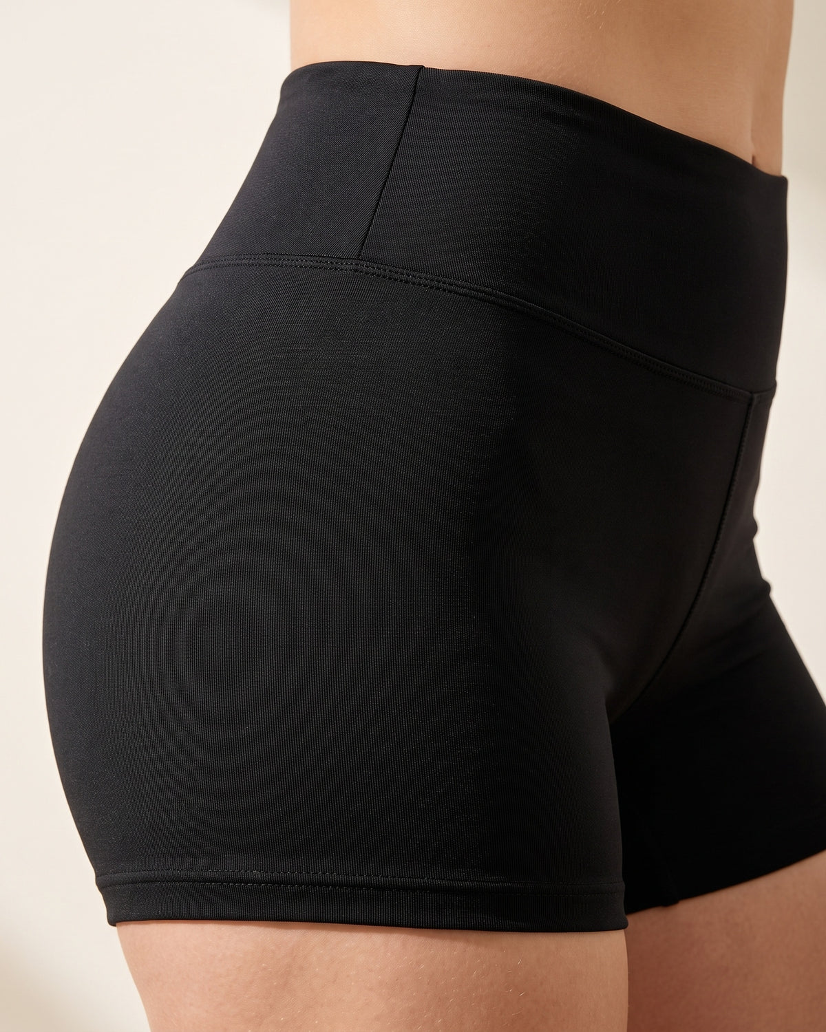Booty Shorts - black - Hip Fabric Close-Up