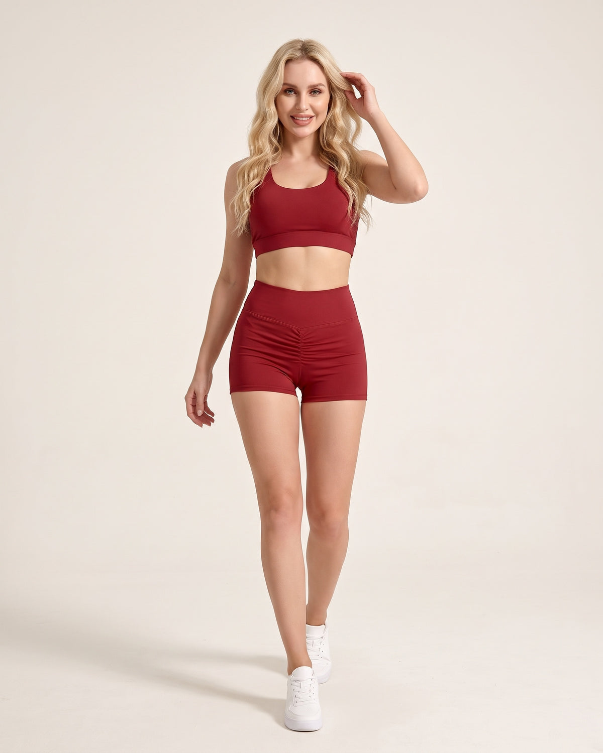 Booty Shorts - red - Front