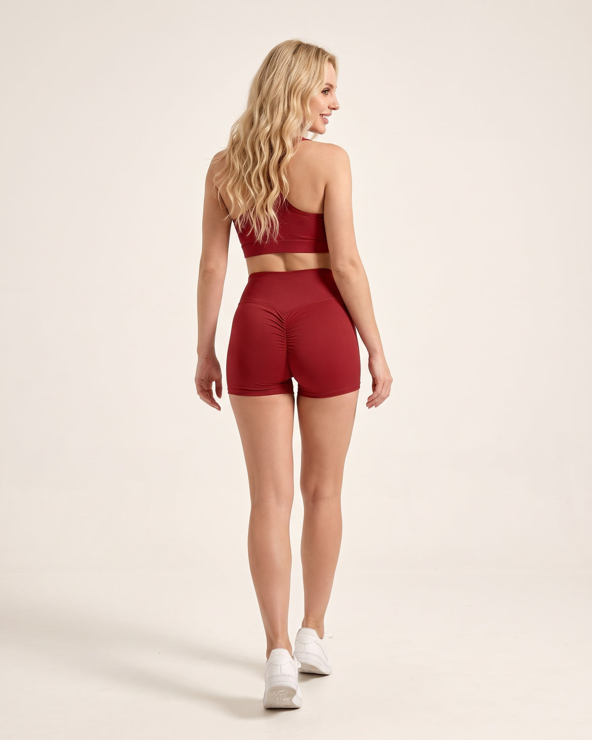 Booty Shorts - red - Back