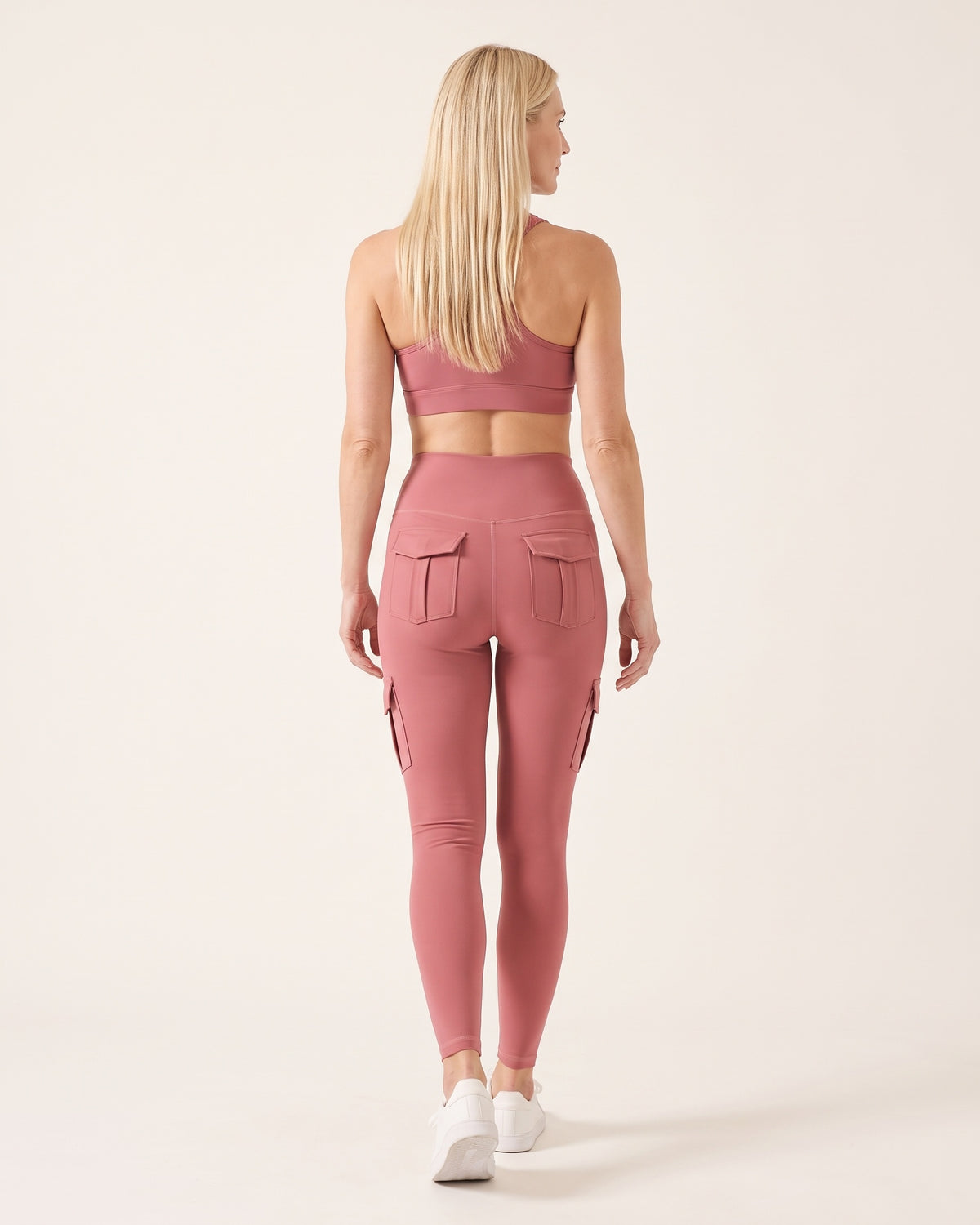 Cargo Leggings - pink - Back