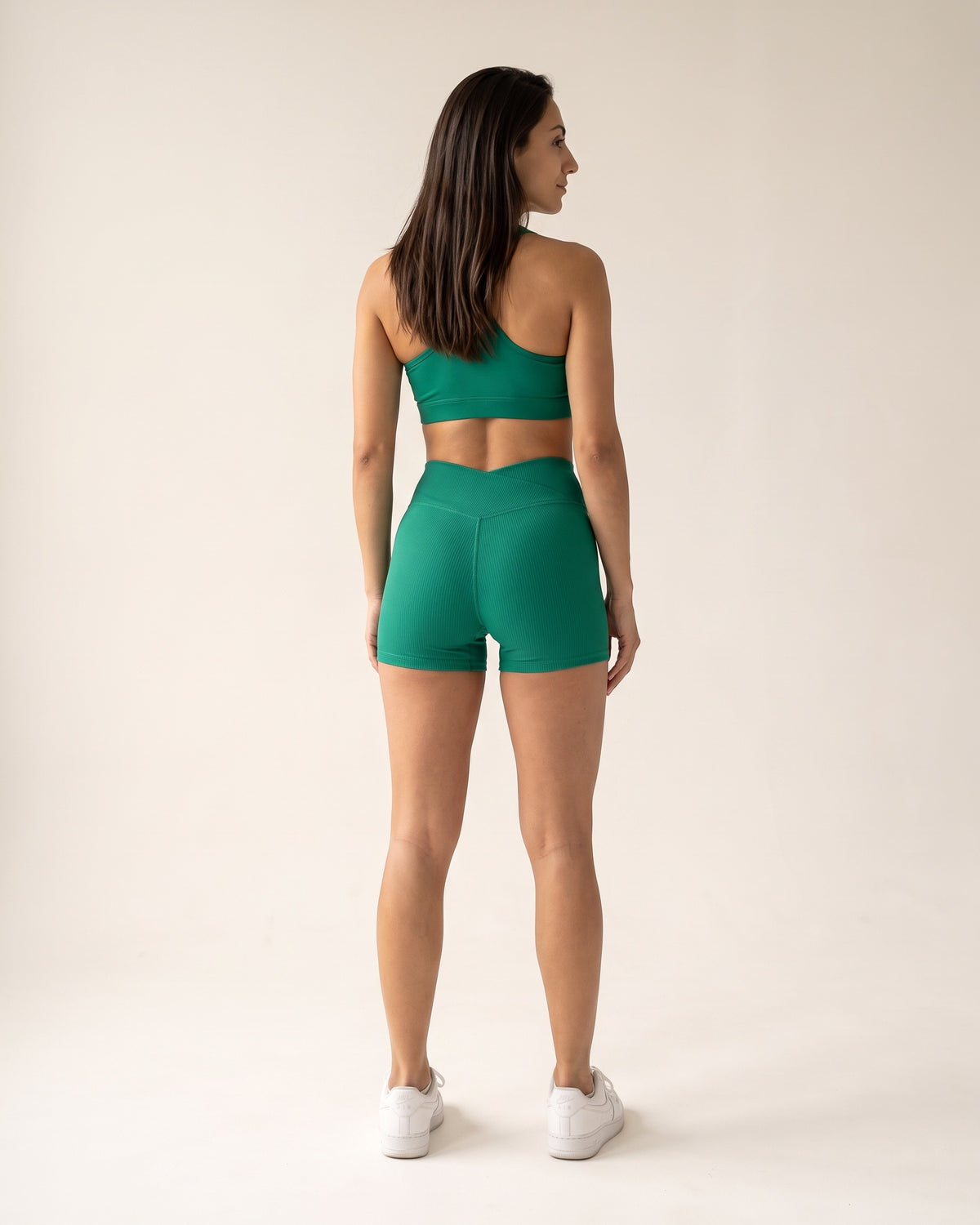Crossover Gym Shorts - Green - Back