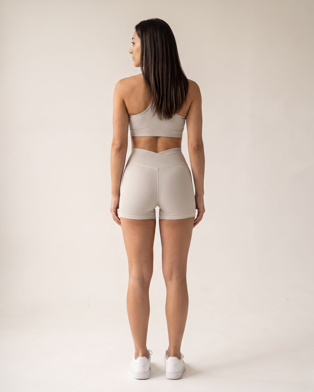 Crossover Gym Shorts - Grey - Back