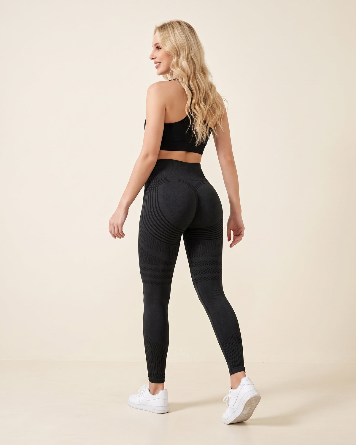 Lifting Leggings - Black - Back