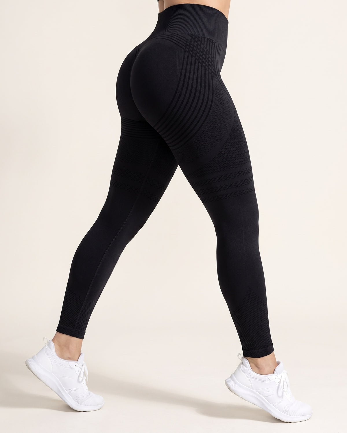 Lifting Leggings - Black - Side Profile