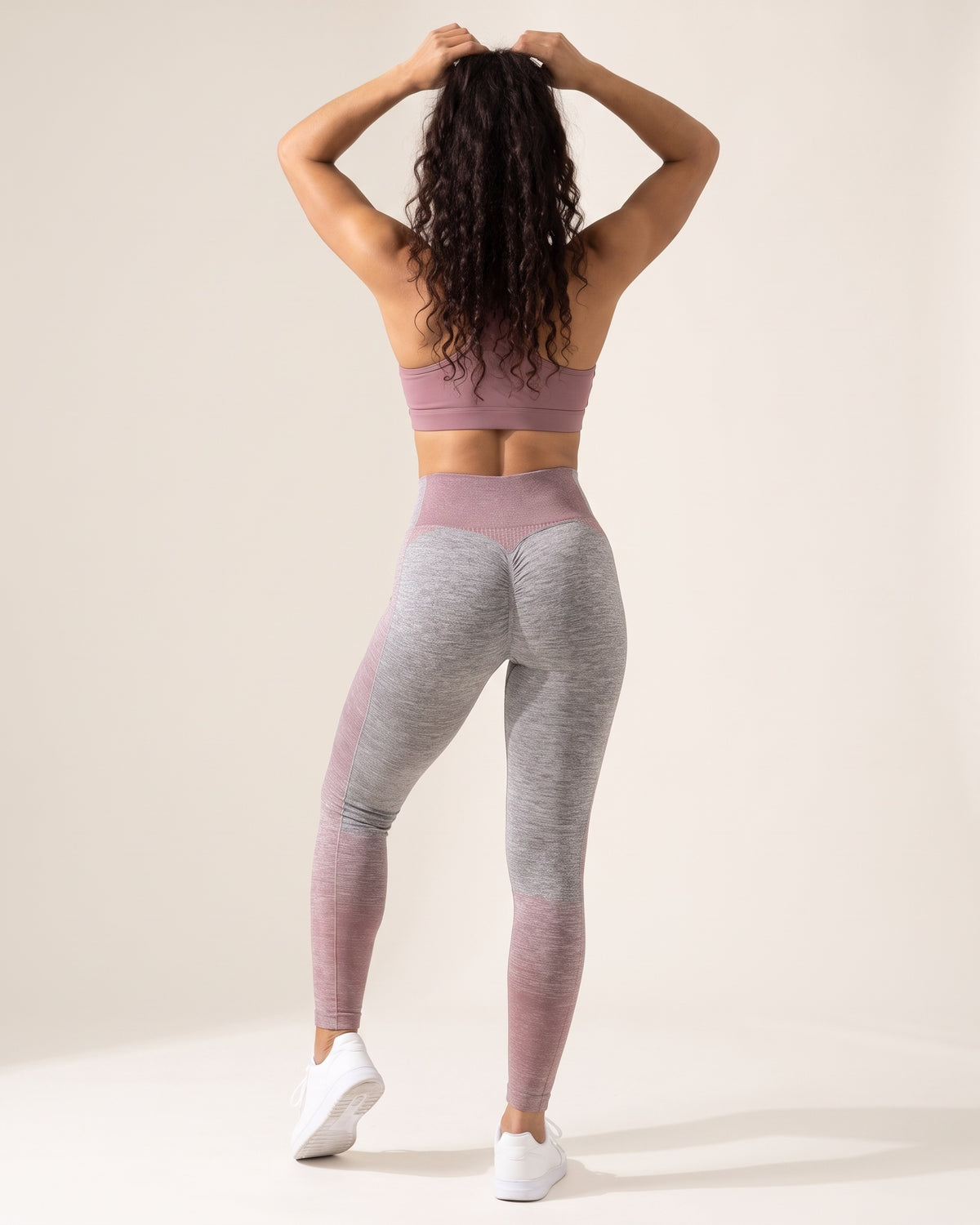Ombre Leggings - Purple - Back