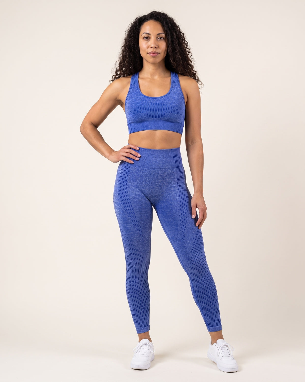 Racerback Leggings Set - Royal blue - Front
