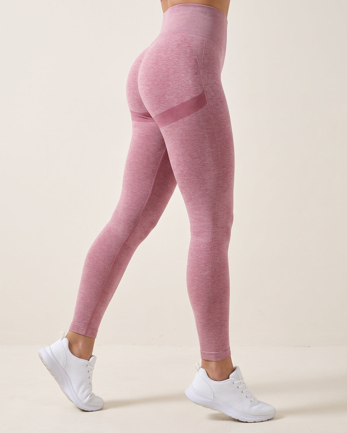 Scrunch Bum Leggings - Pink - Side Profile