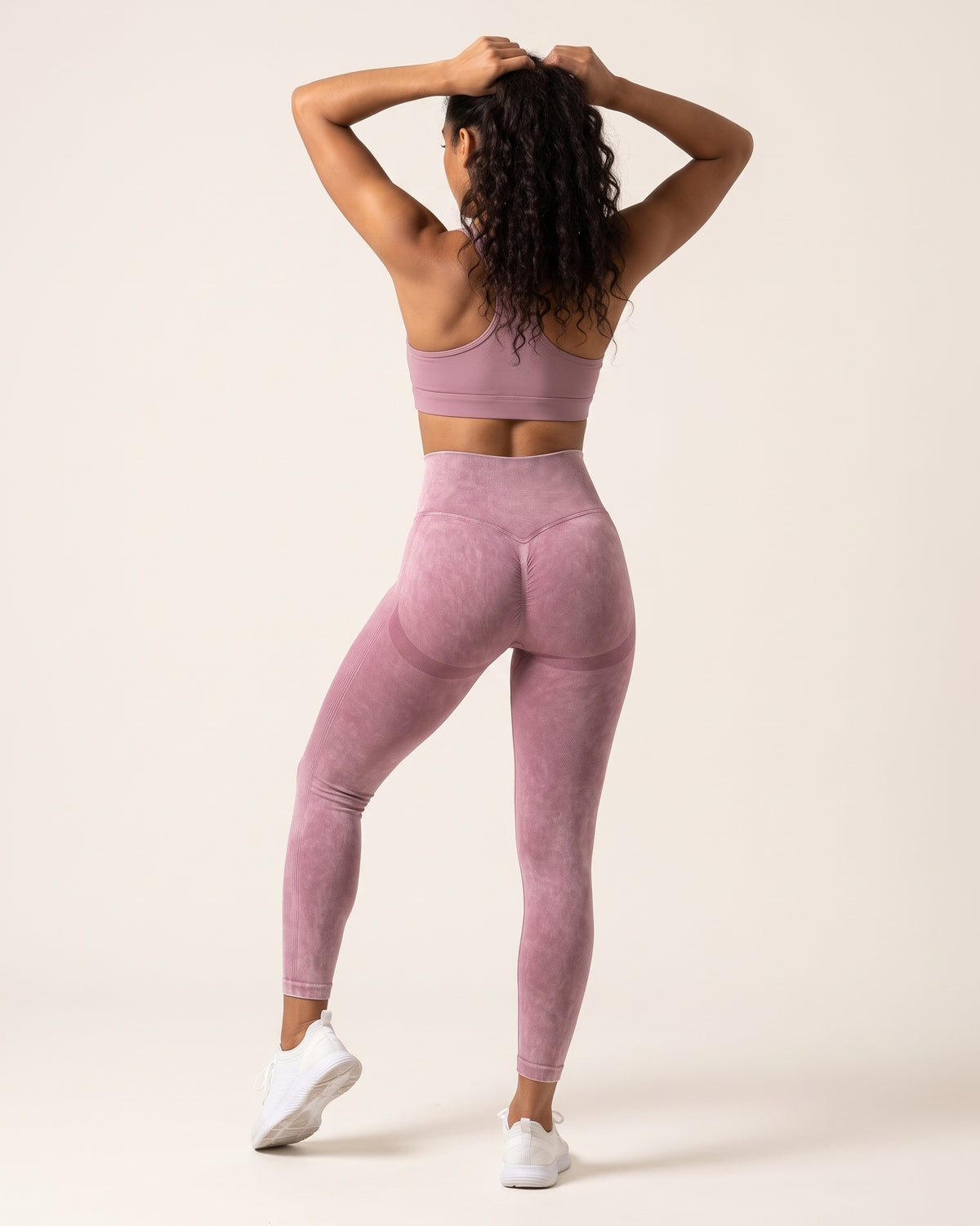 Sculpting Leggings - pink - Back