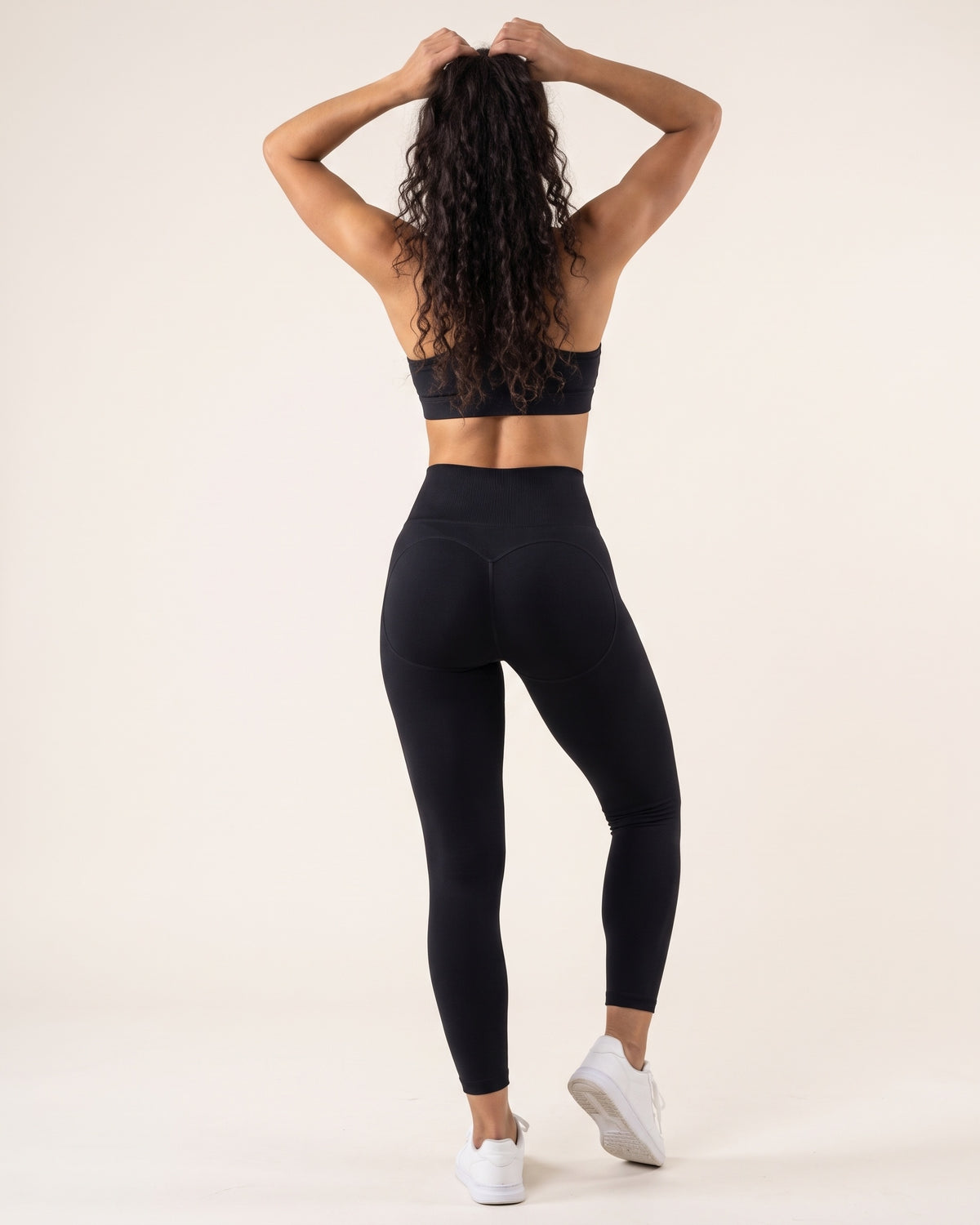 Seamless Leggings - Black - Back