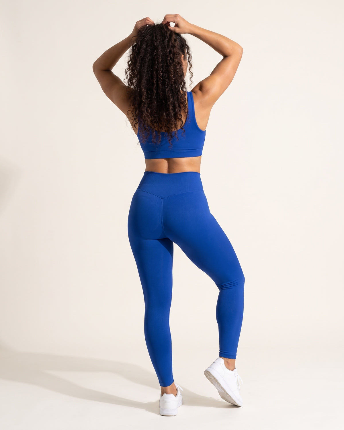 Seamless Leggings - Blue - Back
