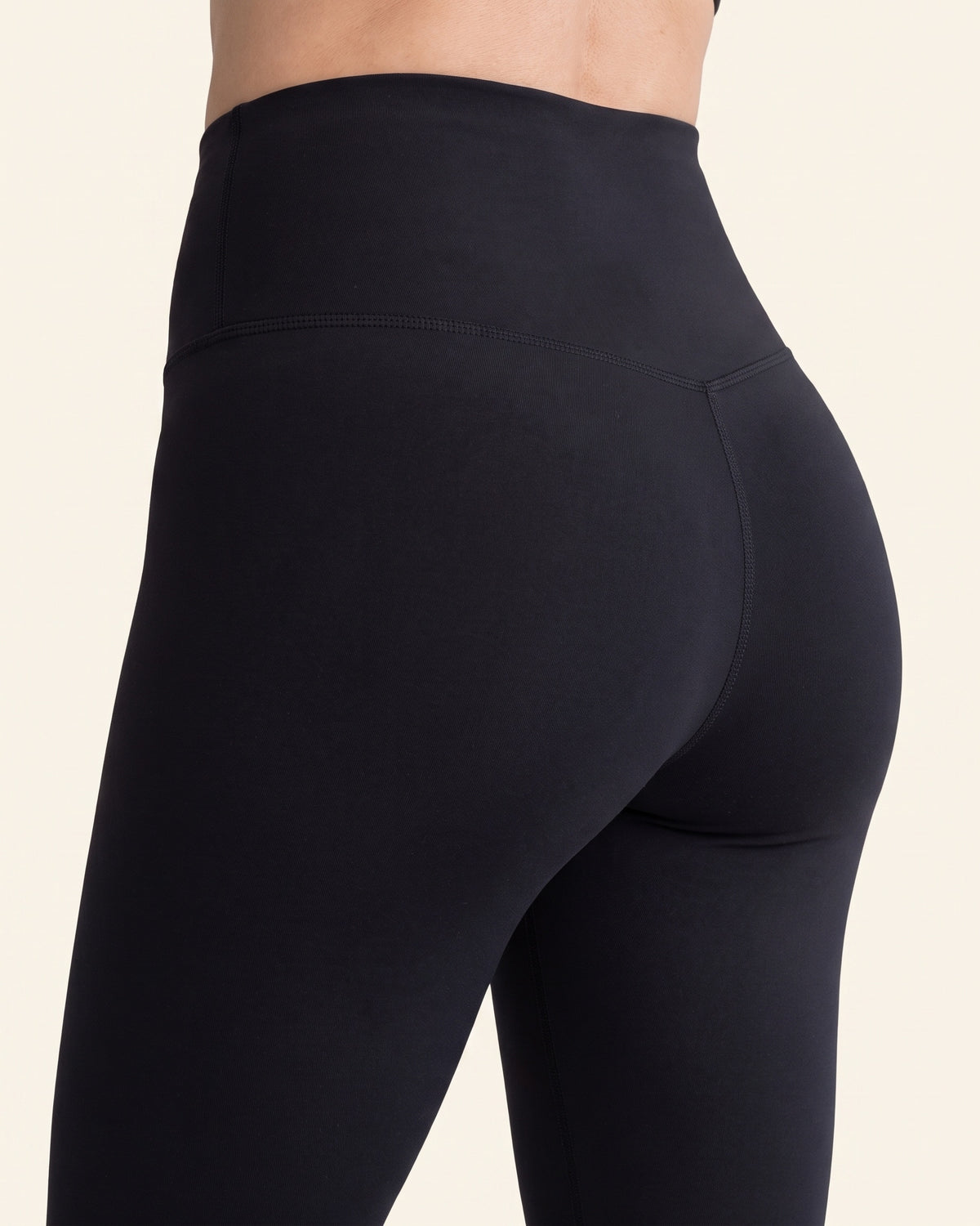 Star Print Leggings - Purple - Glute Close-Up