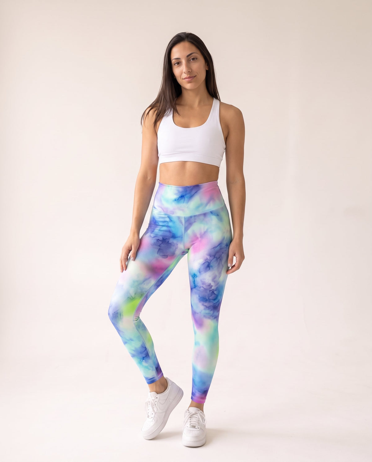 Watercolour Leggings - 1441 - Front
